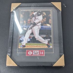 Boston Red Sox David Ortiz Official USPS‎ State Massachusetts Stamp Framed Art